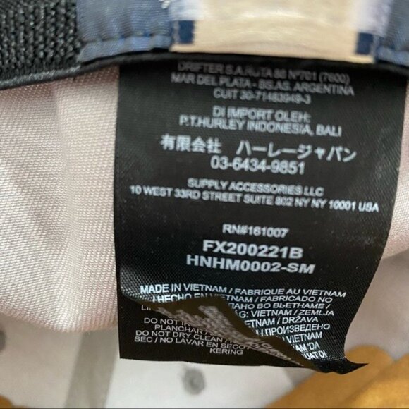 Hurley Unisex Icon Baseball Cap Sz Sm-Med Dk Grey Heather Textured Flex Fit NWT - Picture 8 of 8